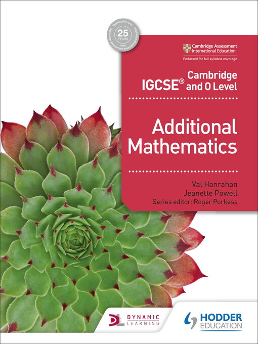 Title details for Cambridge IGCSE and O Level Additional Mathematics by Val Hanrahan - Available